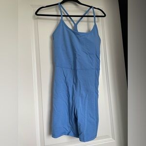 Blue Women's Athletic Romper